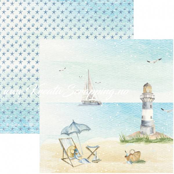 Reprint - 12x12 - RP0454 - Seaside - On the Beach