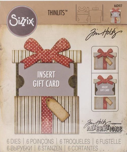 Sizzix - Thinlits - 662417 - Tim Holtz - Gift Card Package