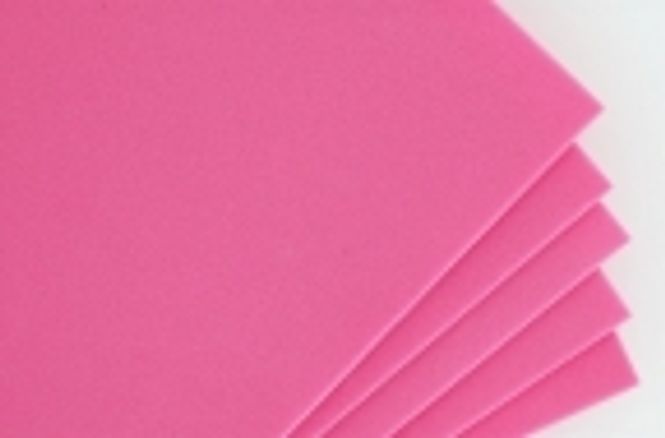 Hovedbilde Folia - Mosegummi - A4 - 2mm - 029 - Rosa