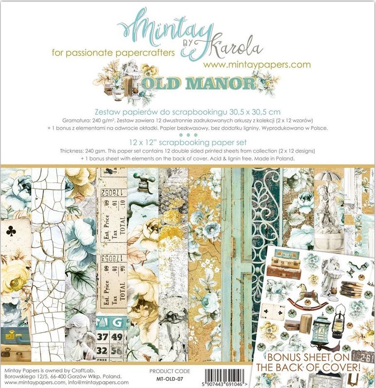 Mintay - OLD - 6x6 Paper Pad - Old Manor