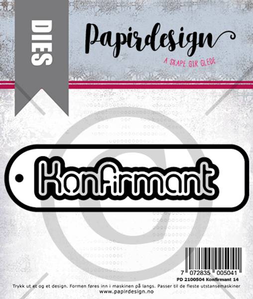 Papirdesign Dies PD2100504 - Konfirmant 14