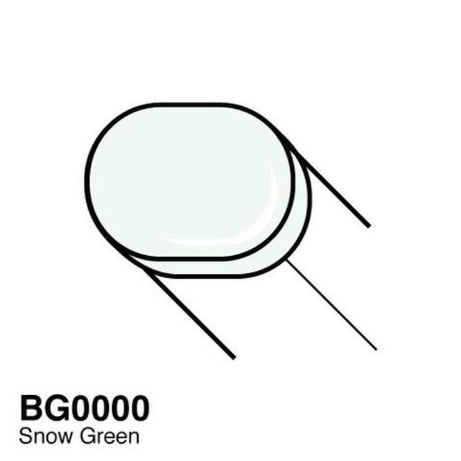 Hovedbilde Copic - Sketch Marker - BG0000 - SNOW GREEN