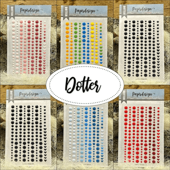 Hovedbilde Papirdesign - Halvperler, bling & dotter