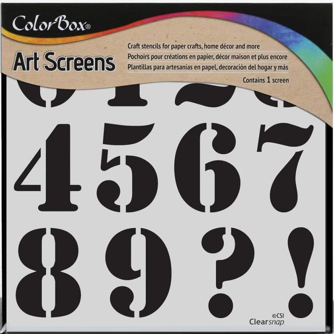 Hovedbilde Clearsnap - ColorBox - 6x6 - Art Screens - Numeric