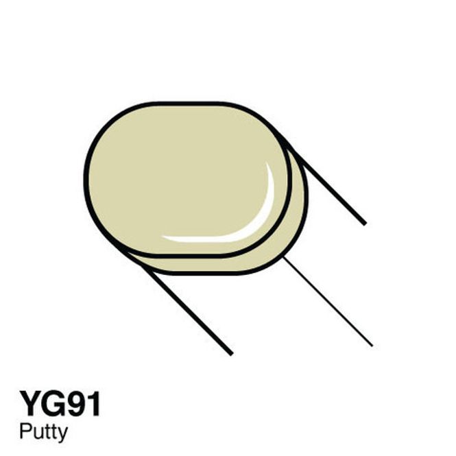 Hovedbilde Copic - Sketch Marker - YG91 - PUTTY