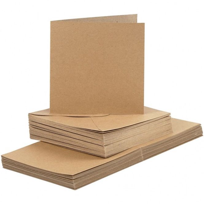 Hovedbilde CCH - Kort og konvolutter 15x15 - 50 stk - Natur