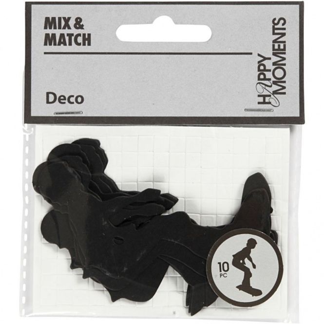 Hovedbilde Happy Moments - Mix & Match - Die-cut - Skater, 56x67 mm, 10stk.