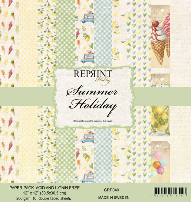 Hovedbilde Reprint - 12x12 - CRP040 - Summer Holiday