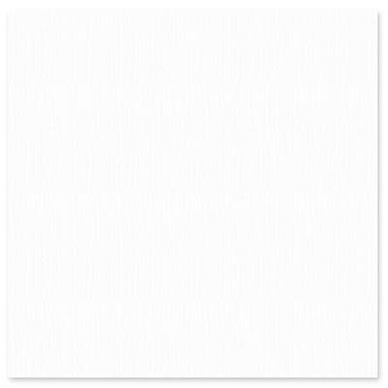 Canvas Cardstock - 12x12 - 101 - White - 10 pk