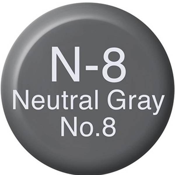 Copic - Ink Refill - 12 ml - N8 - Neutral Gray No.8