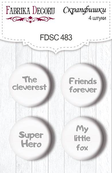 Fabrika Decoru - 483 - Buttons - Funny fox boy