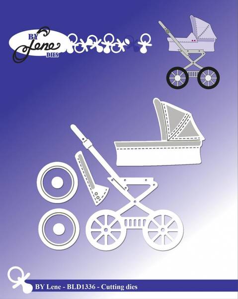 By Lene - Dies - BLD1336 - Baby Carriage
