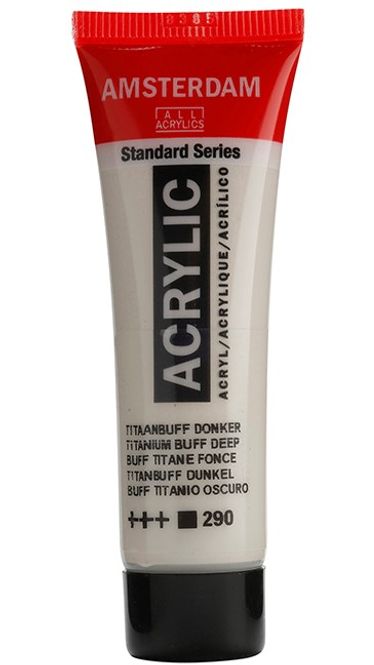 Hovedbilde Amsterdam - Acrylic Standard - 20ml - 290 Titanium Buff Deep