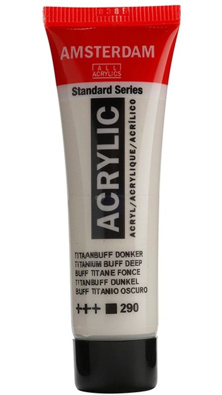 Amsterdam - Acrylic Standard - 20ml - 290 Titanium Buff Deep