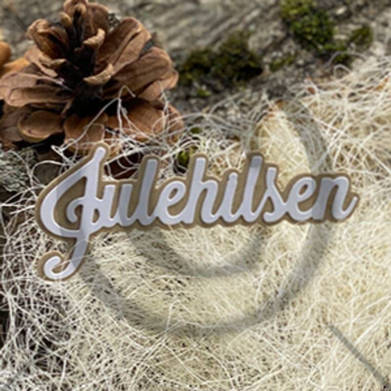 Papirdesign Dies PD18460 - Julehilsen 3