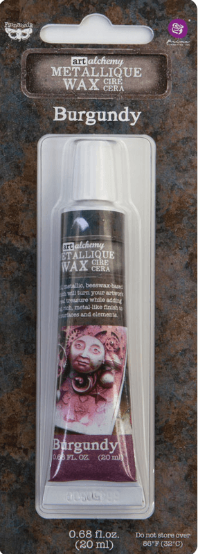 Finnabair - 968373 - Art Alchemy Metallique Wax - Burgundy