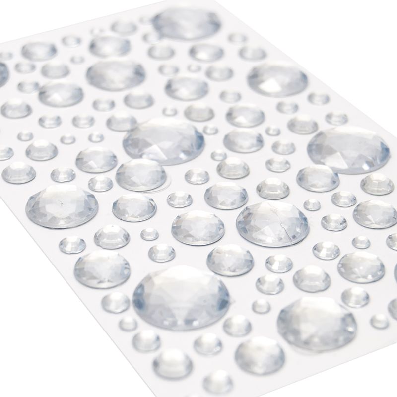 Kort & Godt - Stickers - BE106 - Diamant - 4-20mm - Klar