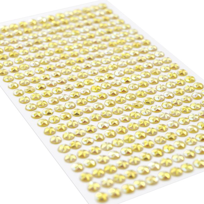 Hovedbilde Kort & Godt - Stickers - ST-175 - Diamant - 5mm - Gul