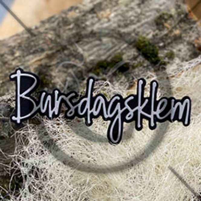 Hovedbilde Papirdesign Dies PD2100693 - Bursdagsklem 3