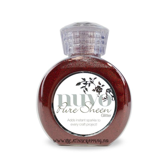 Hovedbilde Tonic Studios - Nuvo Pure Sheen Glitter - RUBY RED