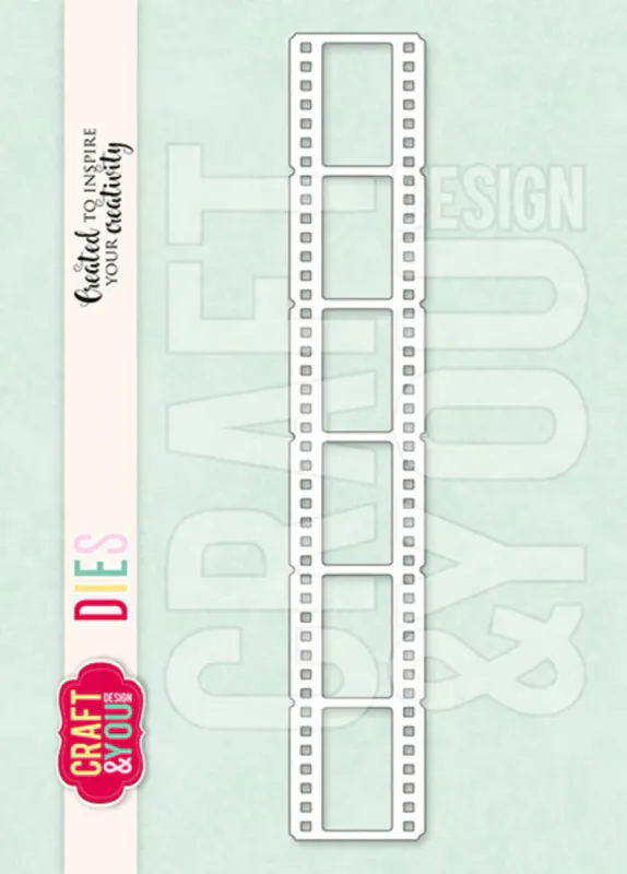 Craft & You - Dies - CW266 - Film Strip 2,4 x 14 cm