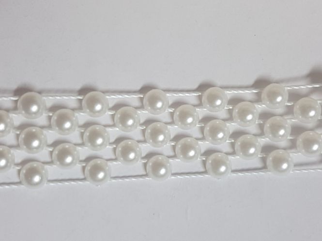 Hovedbilde Kort & Godt - RI140 - Bånd med Perler - 14mm - Metervare