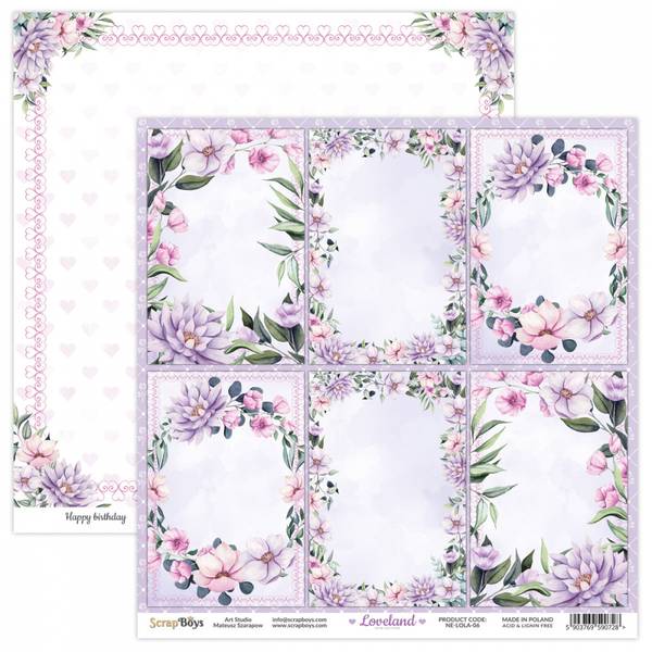 ScrapBoys - New Edition Lovland - 12x12 - NE-LOLA-06