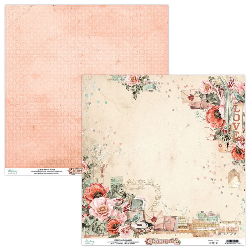 Mintay - LET - 12x12 - Love Letters - 01