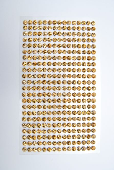 Hovedbilde Kort & Godt - Stickers - ST-174 - Diamant - 5mm - Gull *NB: Noen få mangler gull farge