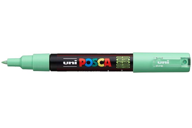 Hovedbilde Uni POSCA - PC-1M - Extra-Fine 0,7-1mm -  5 - Light Green