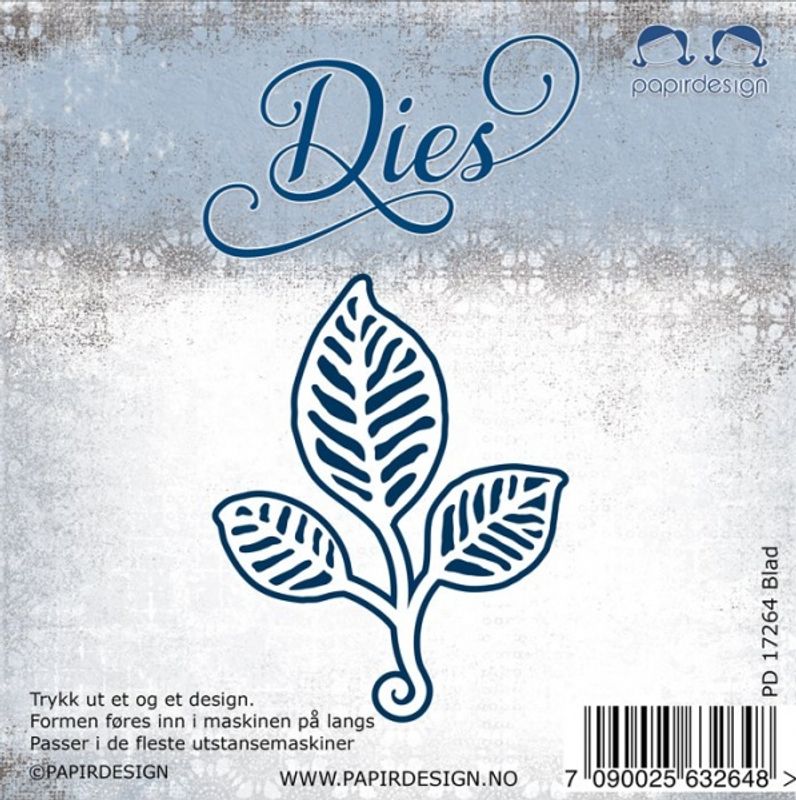 Papirdesign dies PD17264 - Blad