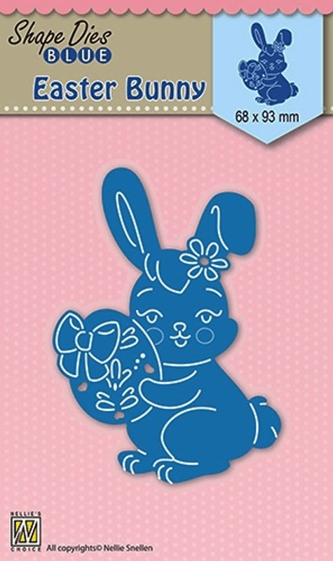 Nellie Snellen - SDB026 - Shape Dies Blue - Bunny