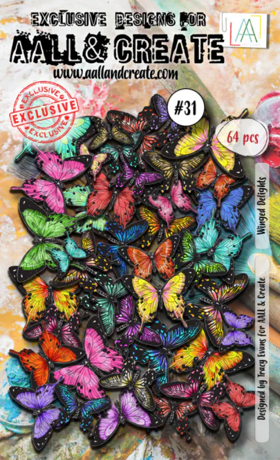 Hovedbilde AALL & Create - Ephemera Die-cuts - #31 - Winged Delights