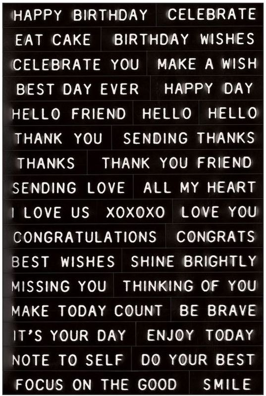 Tim Holtz - Idea-Ology - TH94121 - Label Stickers - Sentiments
