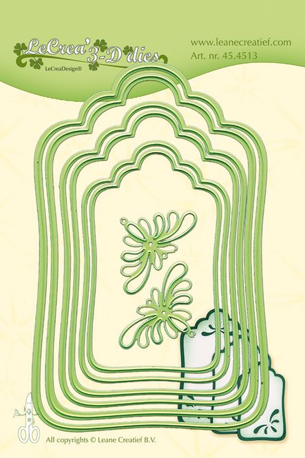 Hovedbilde Leane Creatief - 45.4513 - LeCrea 3D dies - Labels large