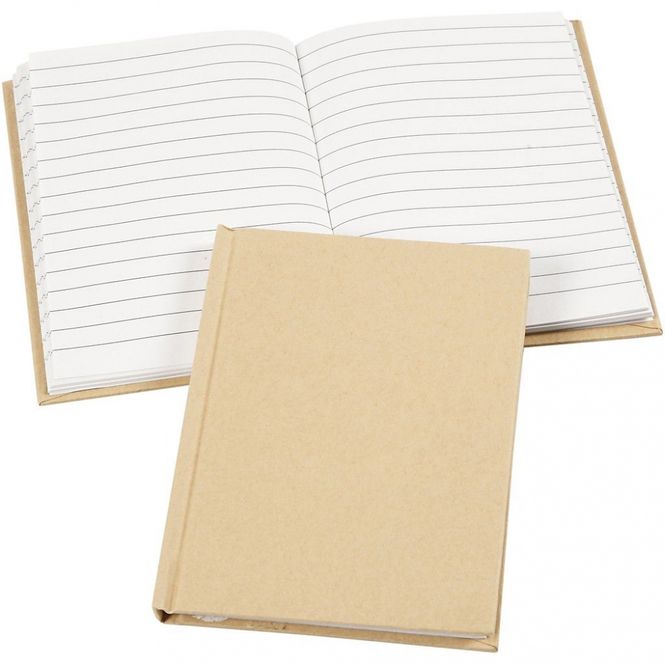 Hovedbilde Notebook - Kinabok - A6 - 10,5 x 15 cm - natur