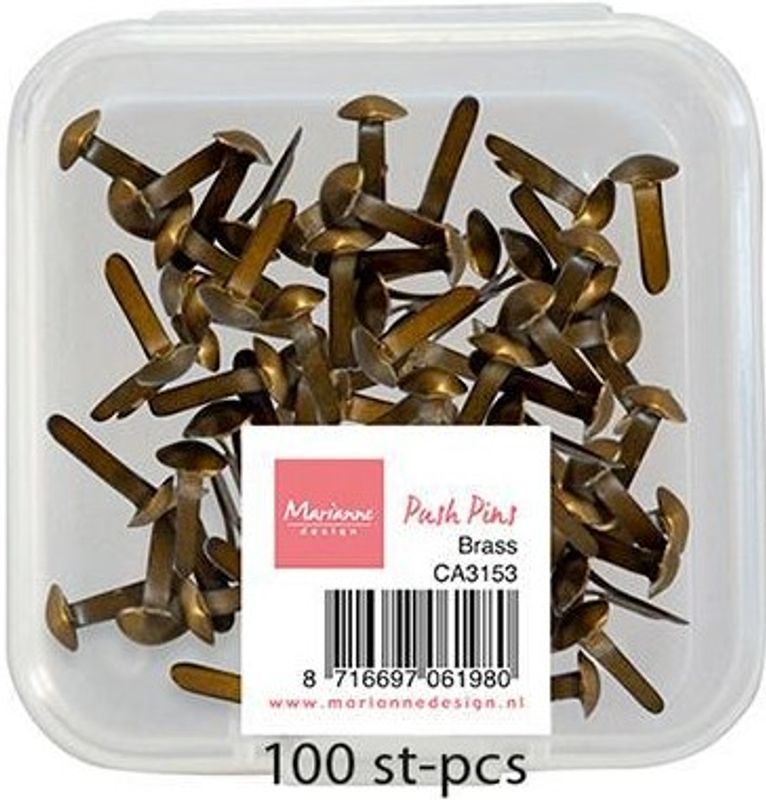 Marianne Design - Push Pins / Brads - CA3153 - Brass - 3mm