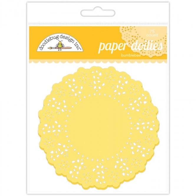 Hovedbilde Doodlebug Design - 4455 - Paper Doilies - Bumblebee - 75 stk