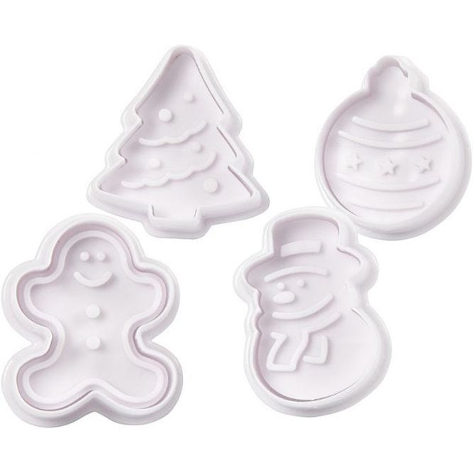 Hovedbilde Creotime - Cookie Plunger - Juletre, Snømann, Kakemann, Kule
