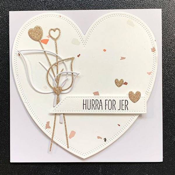 Simple and basic - Dies - SBD159 - Pierced Hearts