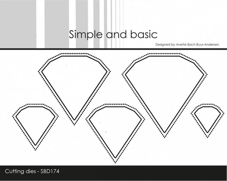Simple and basic - Dies - SBD174 - Outline Diamonds