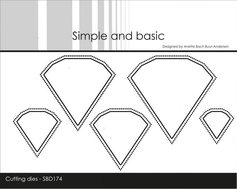 Simple and basic - Dies - SBD174 - Outline Diamonds