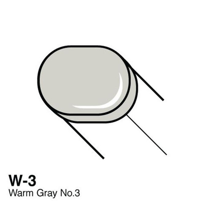 Hovedbilde Copic - Sketch Marker - W3 - WARM GRAY NO.3
