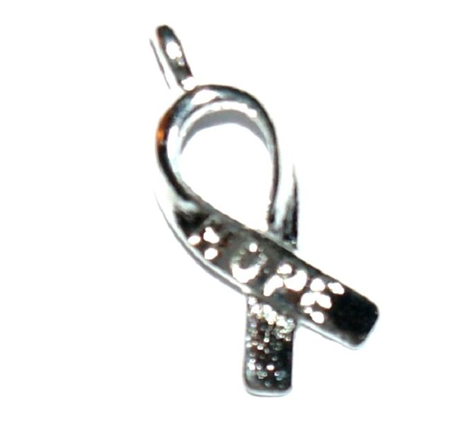 Hovedbilde Charms - Brystkreft - Hope - Sølv - 10stk