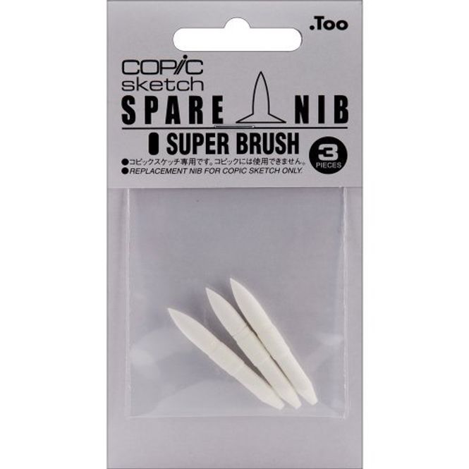 Hovedbilde Copic Marker Sketch - Replacement Nib - Super Brush - 3 stk