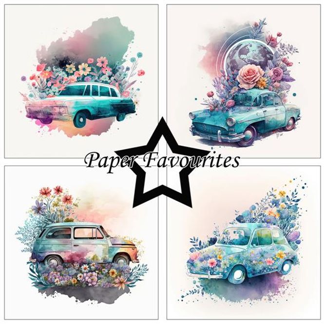 Hovedbilde Paper Favourites - 6x6 Paper Pad - PF266 - Floral Cars
