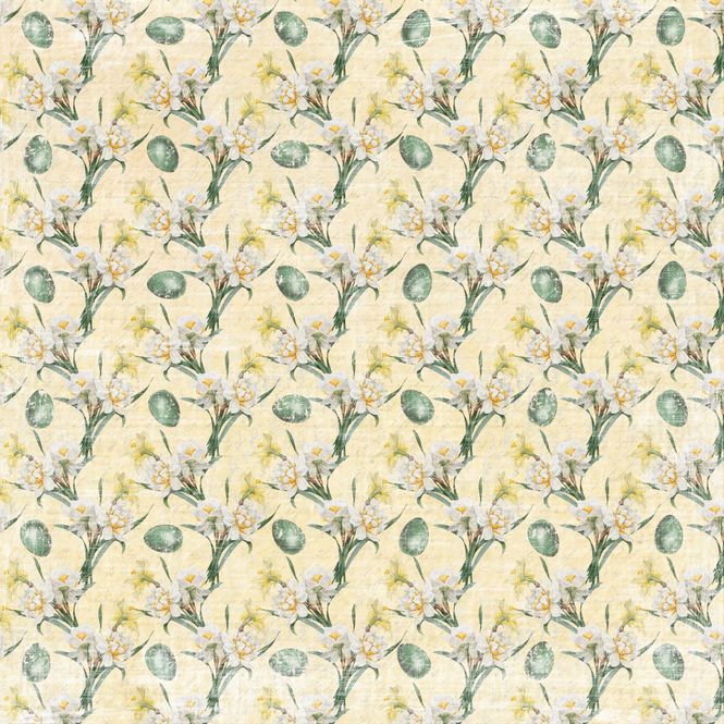 Hovedbilde Reprint - 12x12 - RP0506 - Vintage Easter - Narcissus