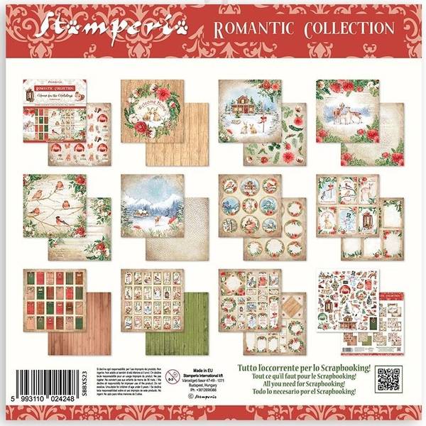 Stamperia - 6x6 Paper Pack - 23 - Romantic Home for the Holidays