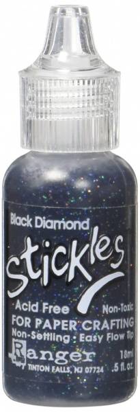 Ranger - Stickles Glitter Glue - Black Diamond