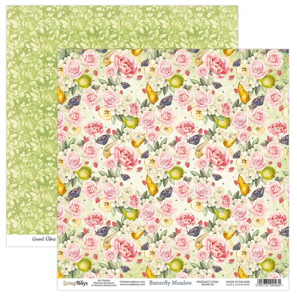 ScrapBoys - Butterfly Meadow - 12x12 - BUME-04
